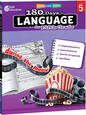 cover image of 180 Days of Language for Fifth Grade